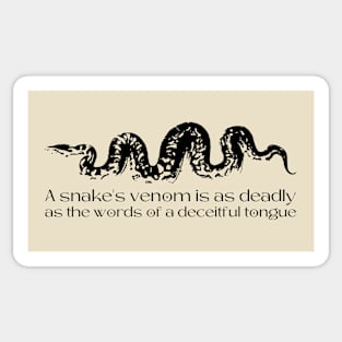 Wisdom of the Serpent Sticker